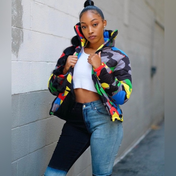 Camouflage Unisex Jacket-NWT - Picture 7 of 7